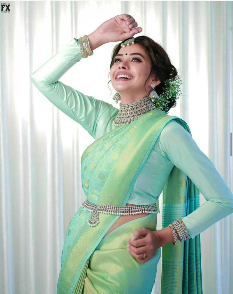 Bridal Silk Saree with Premium Zari Embellishments