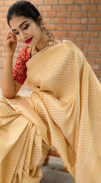 Rich Heritage Lichi Silk Saree with Exclusive Zari Weaving