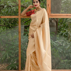 Rich Heritage Lichi Silk Saree with Exclusive Zari Weaving