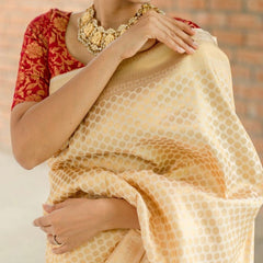 Rich Heritage Lichi Silk Saree with Exclusive Zari Weaving