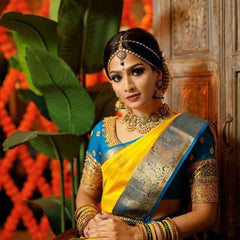 Sophisticated Lichi Silk Saree with Stylish Zari Weaving