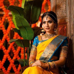 Sophisticated Lichi Silk Saree with Stylish Zari Weaving