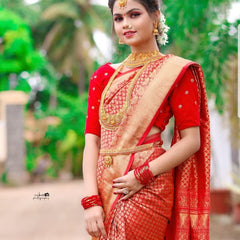 Best Selling Lichi Silk Saree with Grand Zari Work