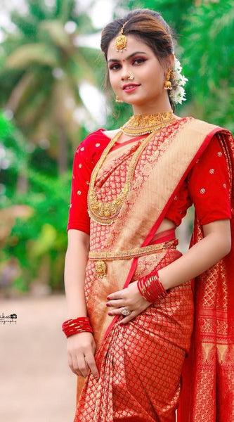 Best Selling Lichi Silk Saree with Grand Zari Work