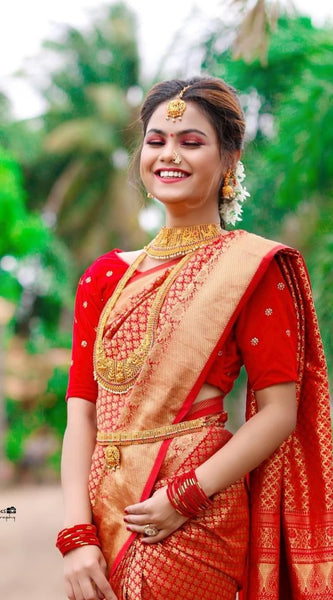 Best Selling Lichi Silk Saree with Grand Zari Work