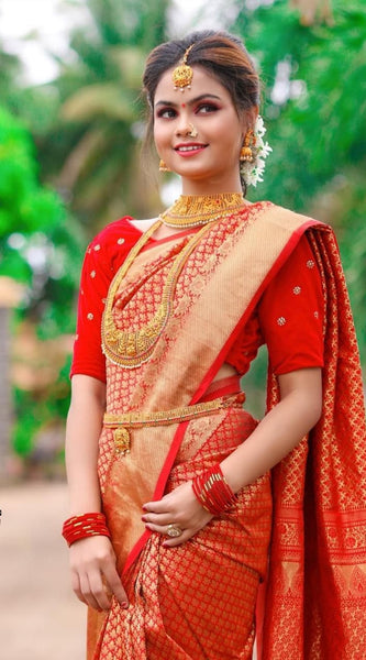 Best Selling Lichi Silk Saree with Grand Zari Work