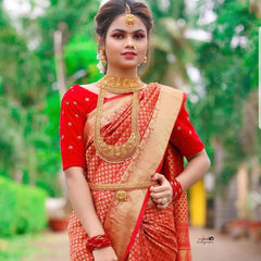 Best Selling Lichi Silk Saree with Grand Zari Work