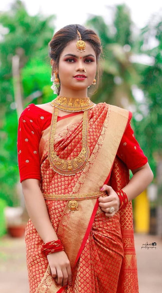Best Selling Lichi Silk Saree with Grand Zari Work