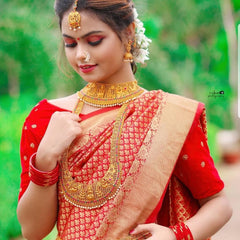 Best Selling Lichi Silk Saree with Grand Zari Work
