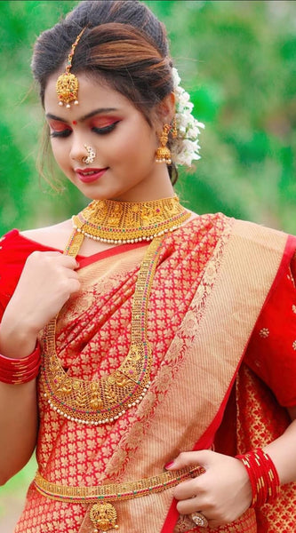 Best Selling Lichi Silk Saree with Grand Zari Work