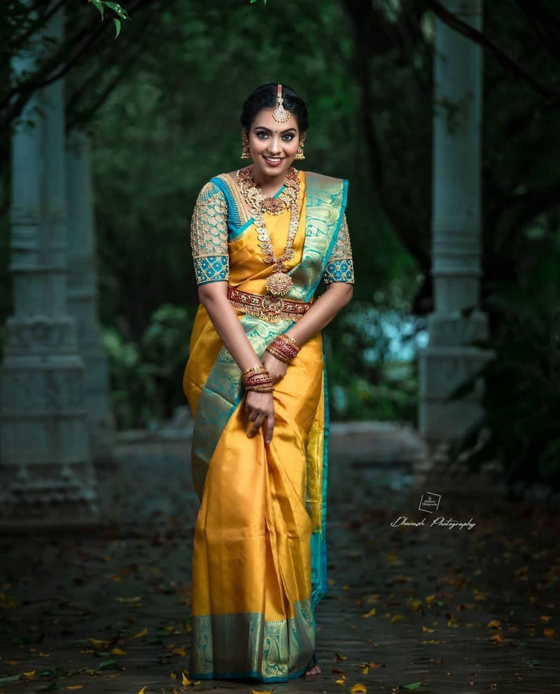 Handwoven Designer Lichi Silk Saree with Traditional Zari