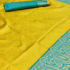 Handwoven Designer Lichi Silk Saree with Traditional Zari