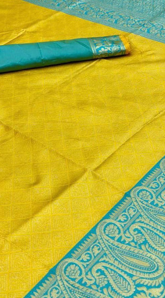 Handwoven Designer Lichi Silk Saree with Traditional Zari