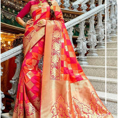 Latest Trend – Beautiful Jacquard Saree