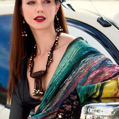 Marvellous Dark Green Digital Printed Satin Silk Saree With Flaunt Blouse Piece