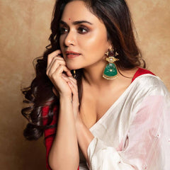 Devastating White Linen Silk Saree With Prodigal Blouse Piece