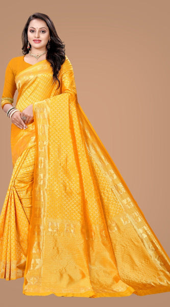 Classy Lichi Silk Saree with Heavy Zari Design