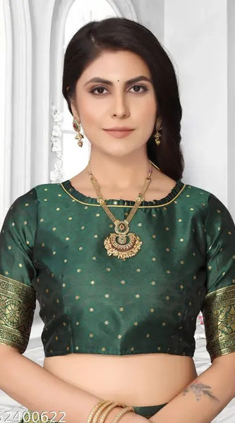 Sunlit Splendor: Designer Kanjivaram Silk Saree in Mustard Yellow & Bottle Green